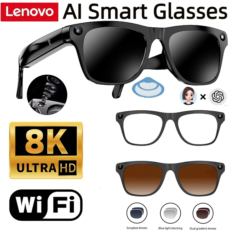 Photography Videography - Óculos Inteligentes Lenovo com Memória de