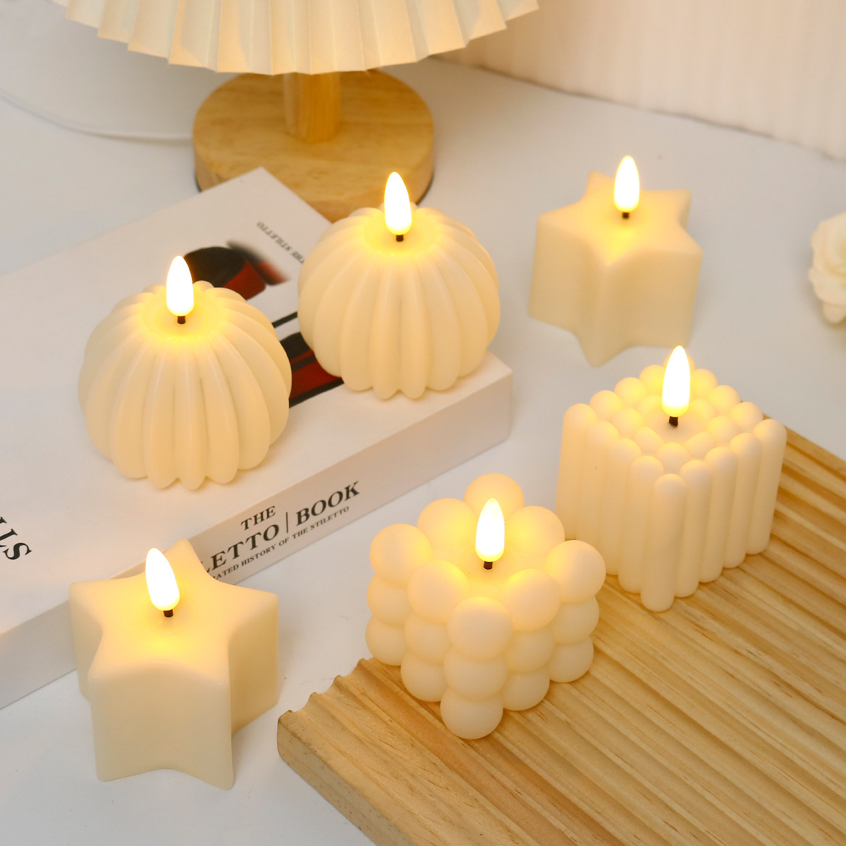Cubo de Vela LED para Casament - Photography Wedding avaliação e preço