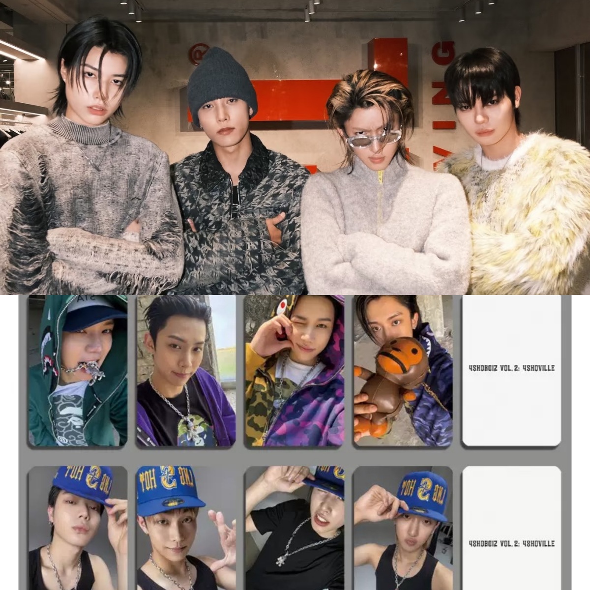 4PCS Kpop Hot Boy Group LNGSHO - Photography Portfolio avaliação e preço