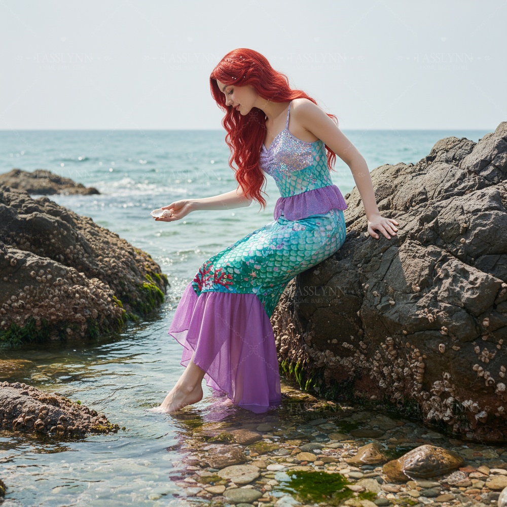 Fantasia da Pequena Sereia Ari - Photography Outfits avaliação e preço