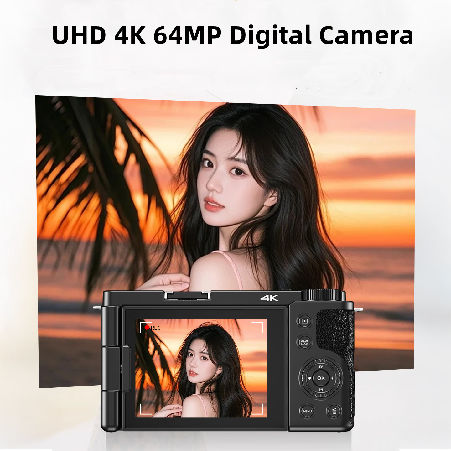 Câmera digital 4k 64mp para fo - Photography Nature Images avaliação e preço